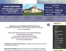 Tablet Screenshot of goodsheppc.com